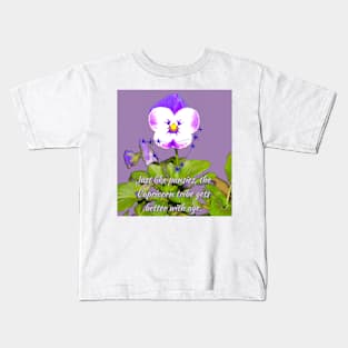 Pansy Season Kids T-Shirt